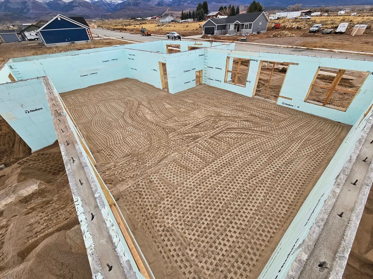 Foundation Digging for DL Dirtworks LLC in Ephraim, UT