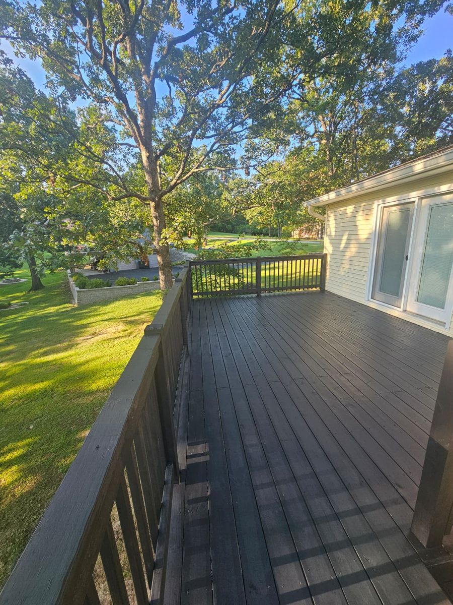 Deck Repair for VQ Land & Stone in St. Louis, MO