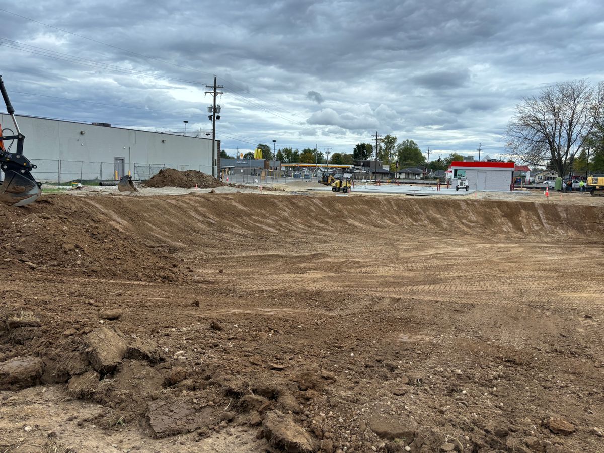 Detention and Retention Ponds for KW Earthworks in Connersville, IN