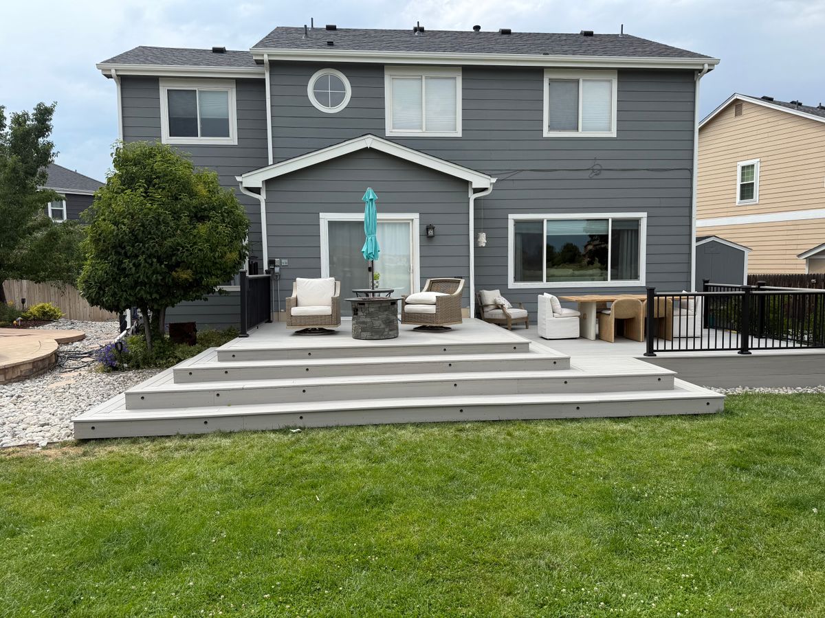 Deck & Patio Installation for Arnett Front Range Construction in Elizabeth, CO