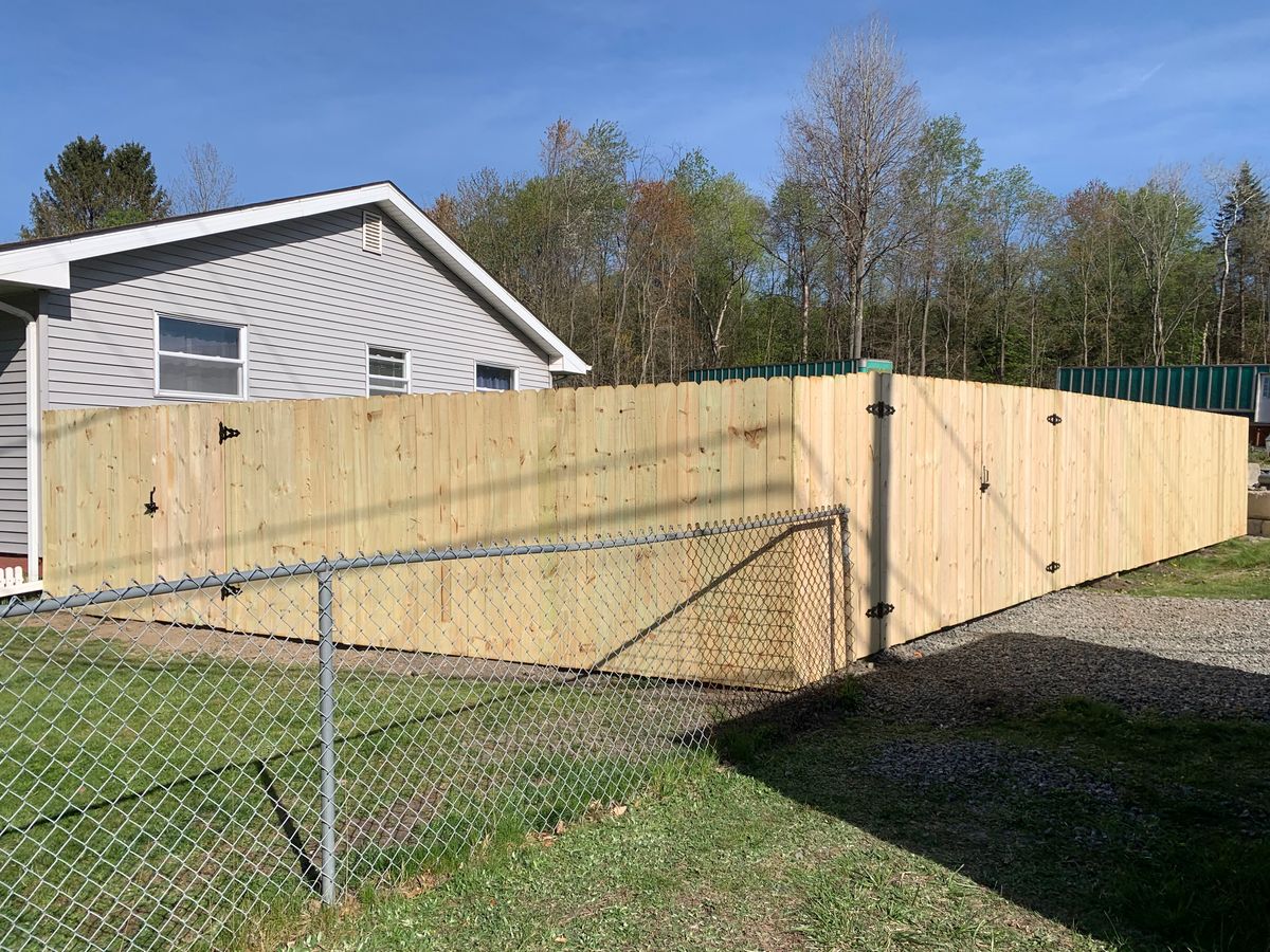 Fence Installation for Wood Home Creations in Carbondale, PA