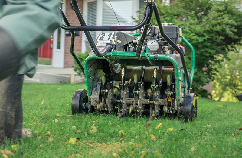 Lawn Aeration for Elite Lawn Care Solutions in Basehor, KS