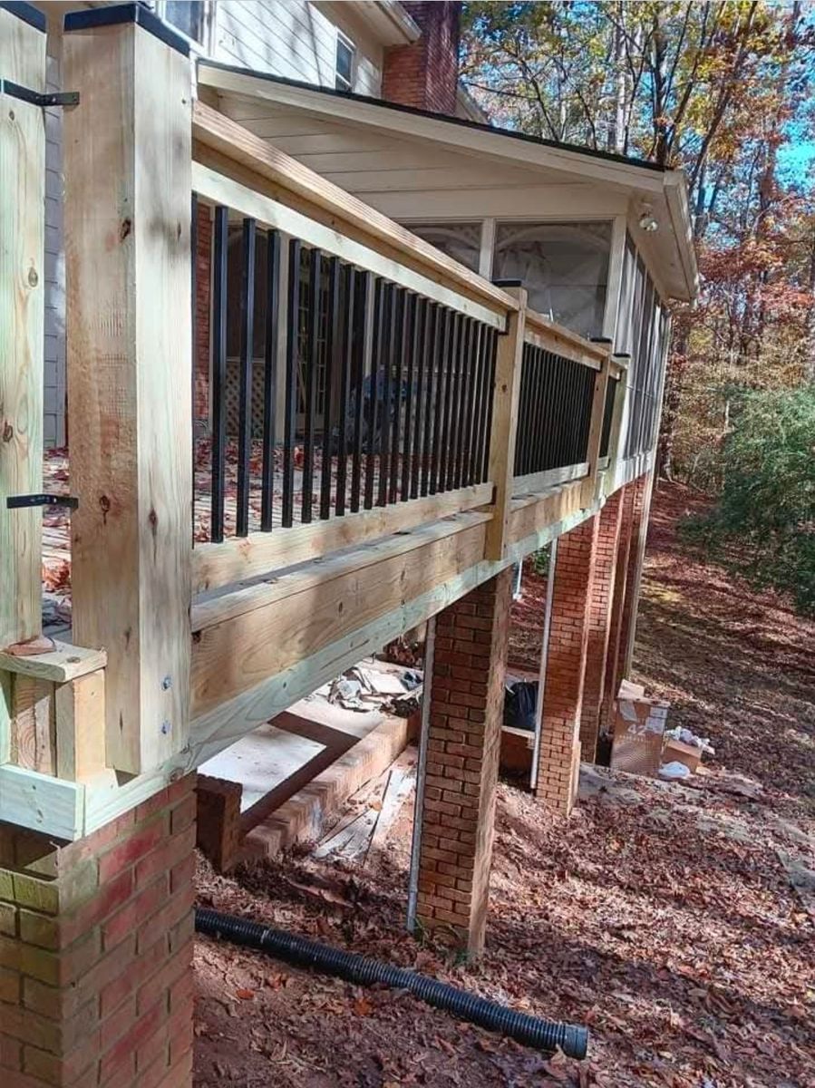 Deck Construction for All Out Construction in Atlanta, GA