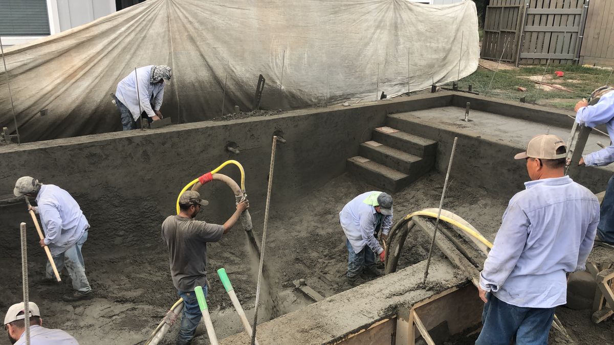 Concrete Pools for UBER FORCE in San Antonio, TX