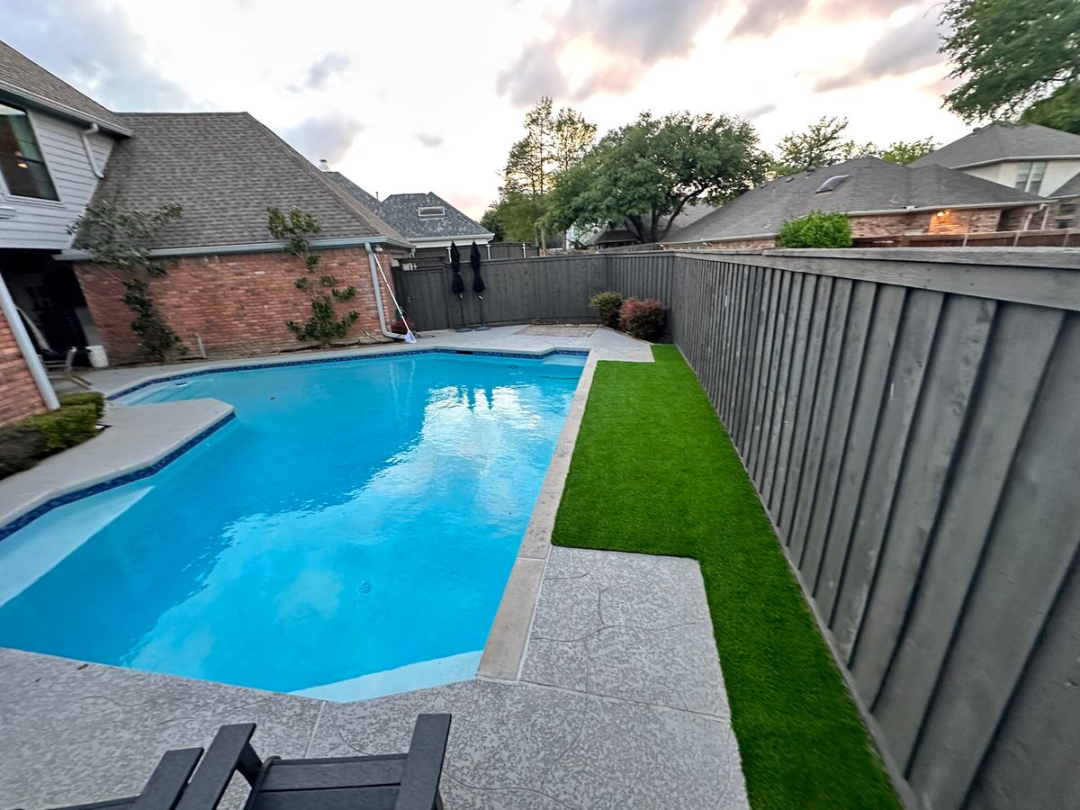 Turf Solutions for Walker Custom Exteriors in Dallas, TX