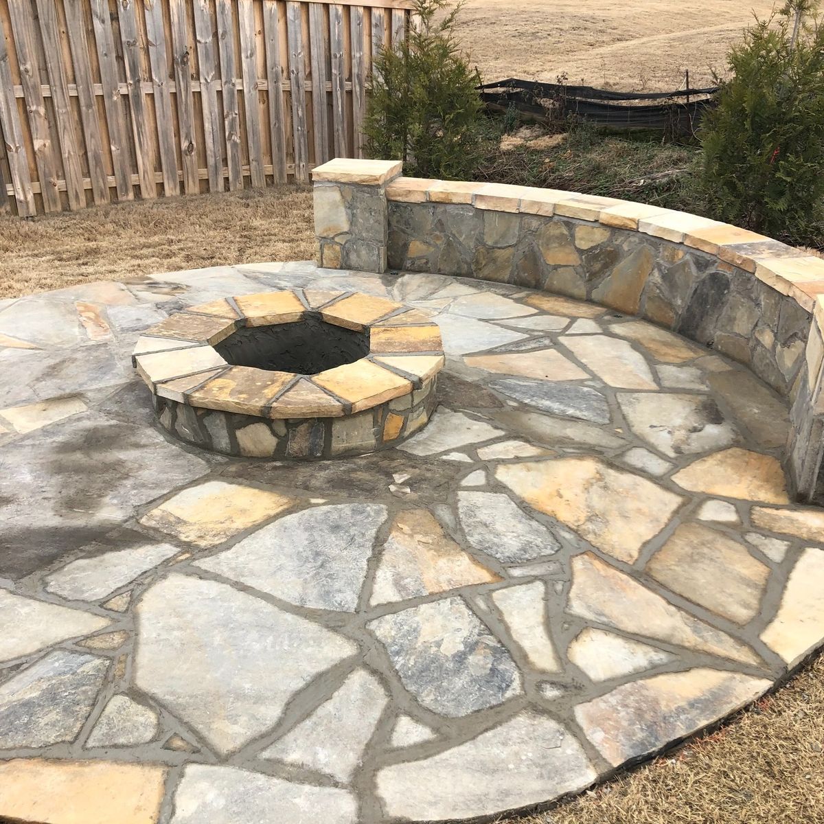 Natural Stone Hardscape for CSS Renovations in Huntsville, AL