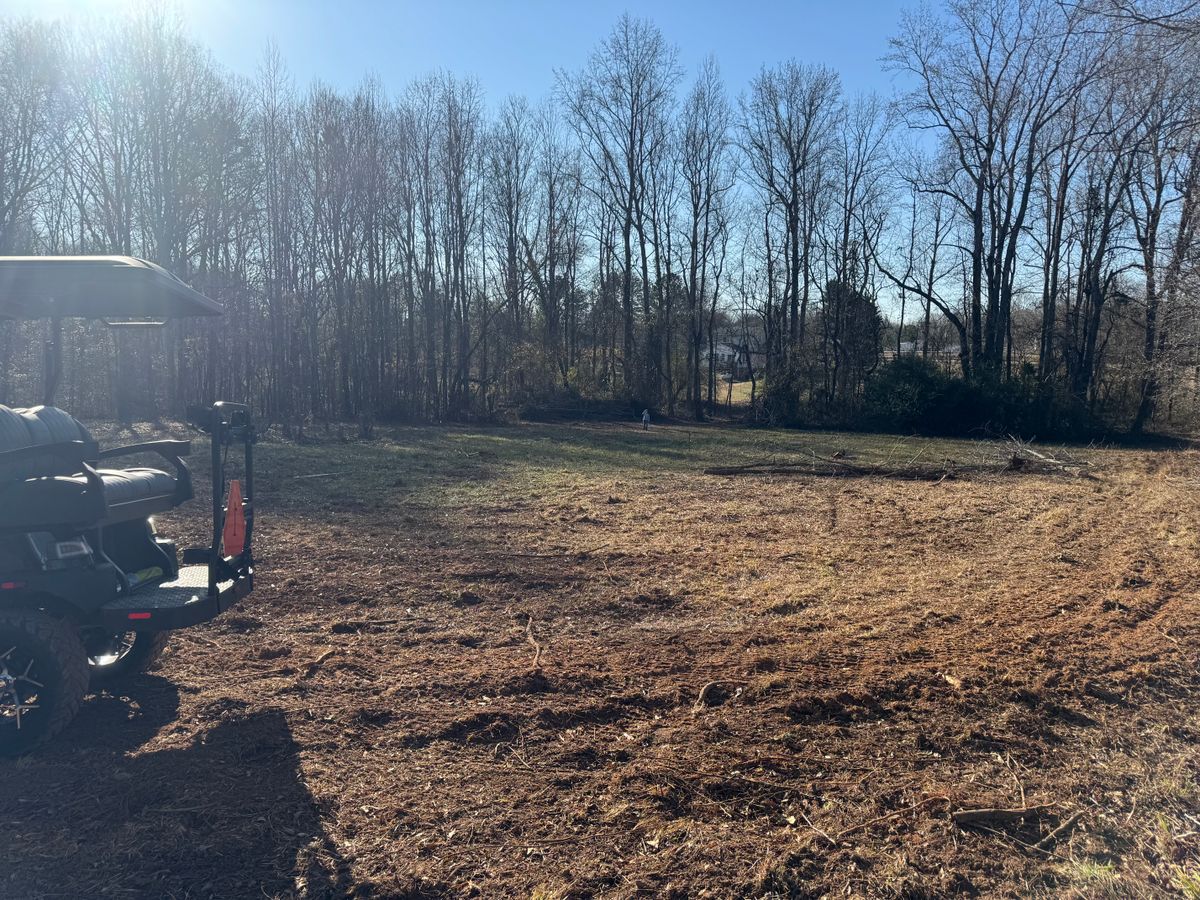 Land Clearing for Seay’s Septic in Inman, SC