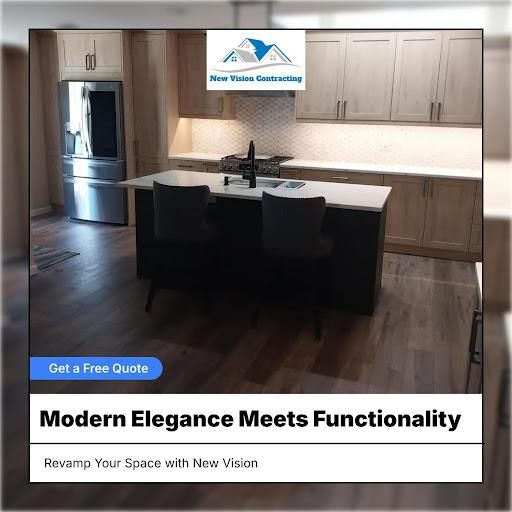 Kitchen Renovation for New Vision Contracting in Suffolk County, NY