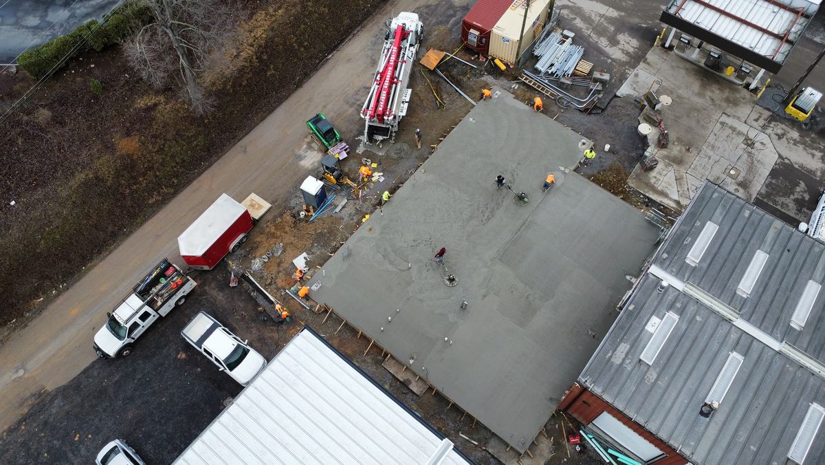 Concrete Slab Construction for HR Concrete Solutions LLC in Gatlinburg, TN