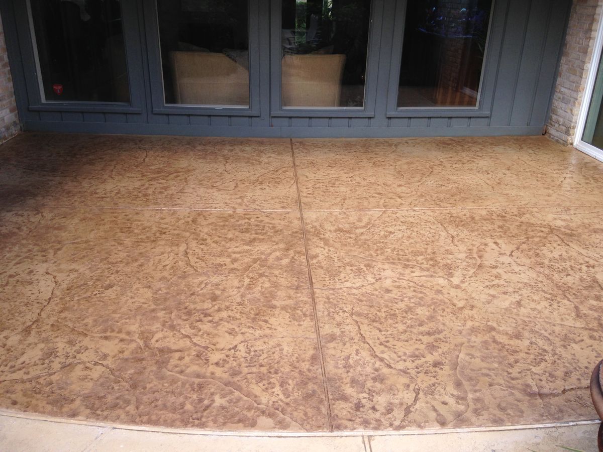 Stamped Concrete Installations for Texas Curb N Borders in Houston, TX