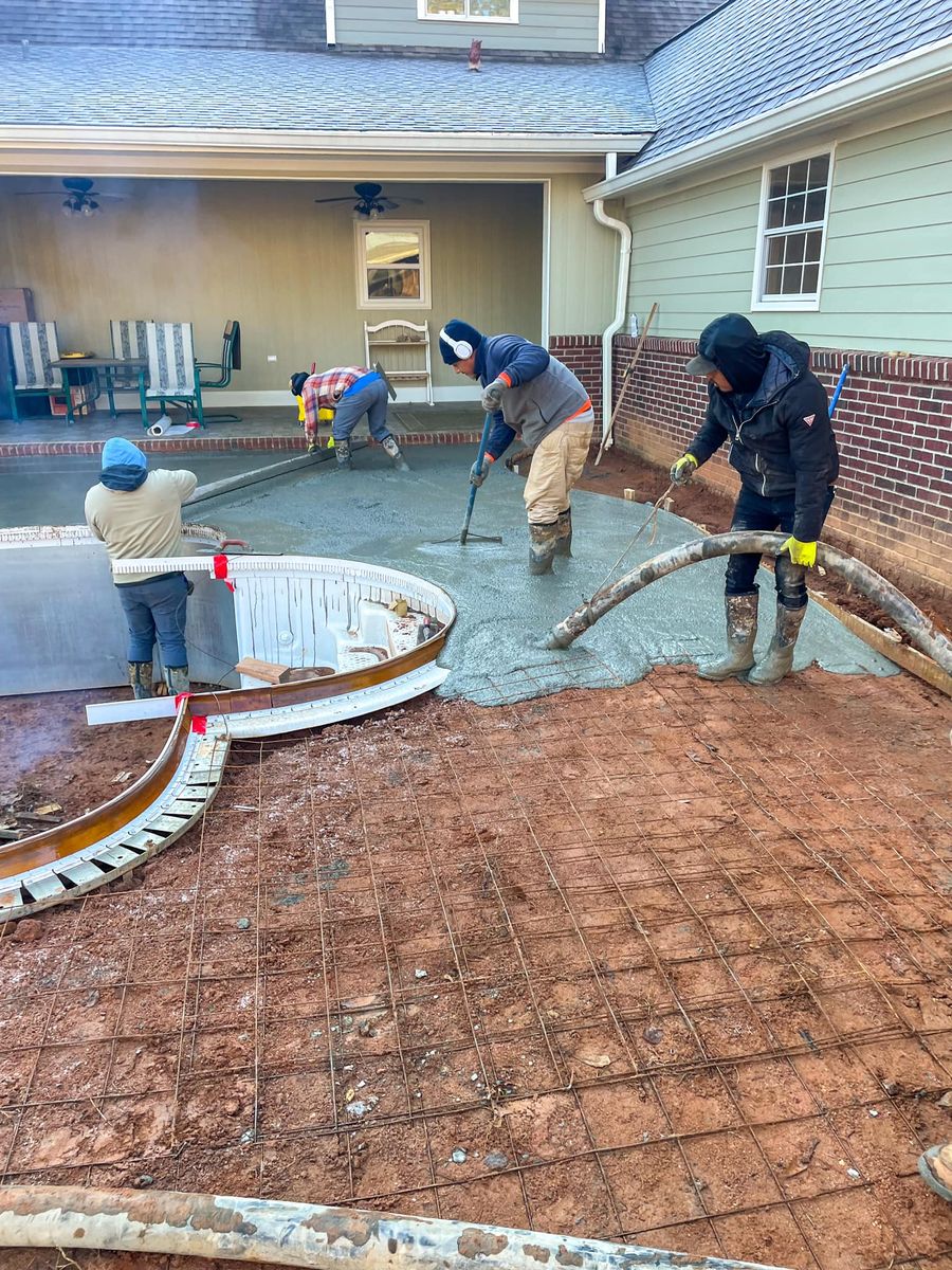 Patio Design & Installation for Summit Sitemix Concrete in Buford, GA