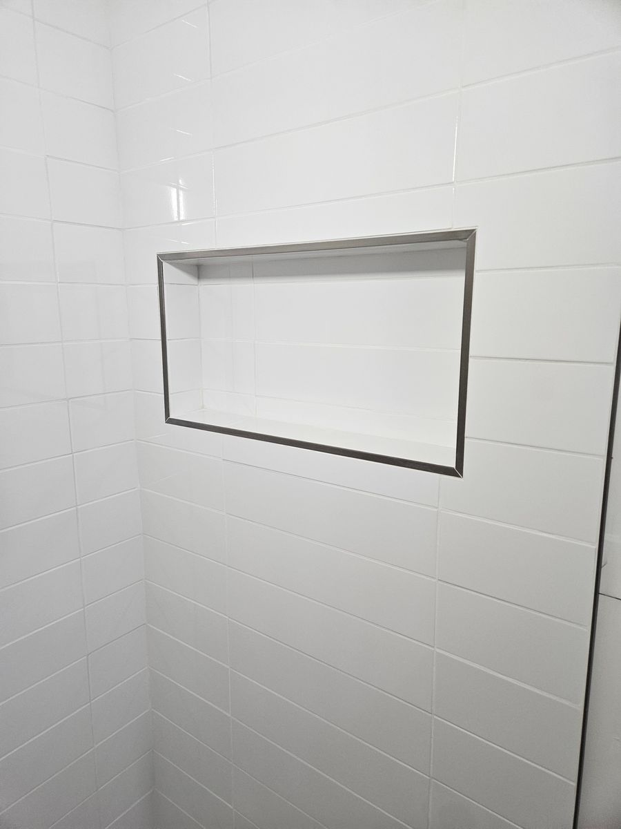 Custom Shower Tiling for Fulford Carpet and Tile in Holden Beach, NC