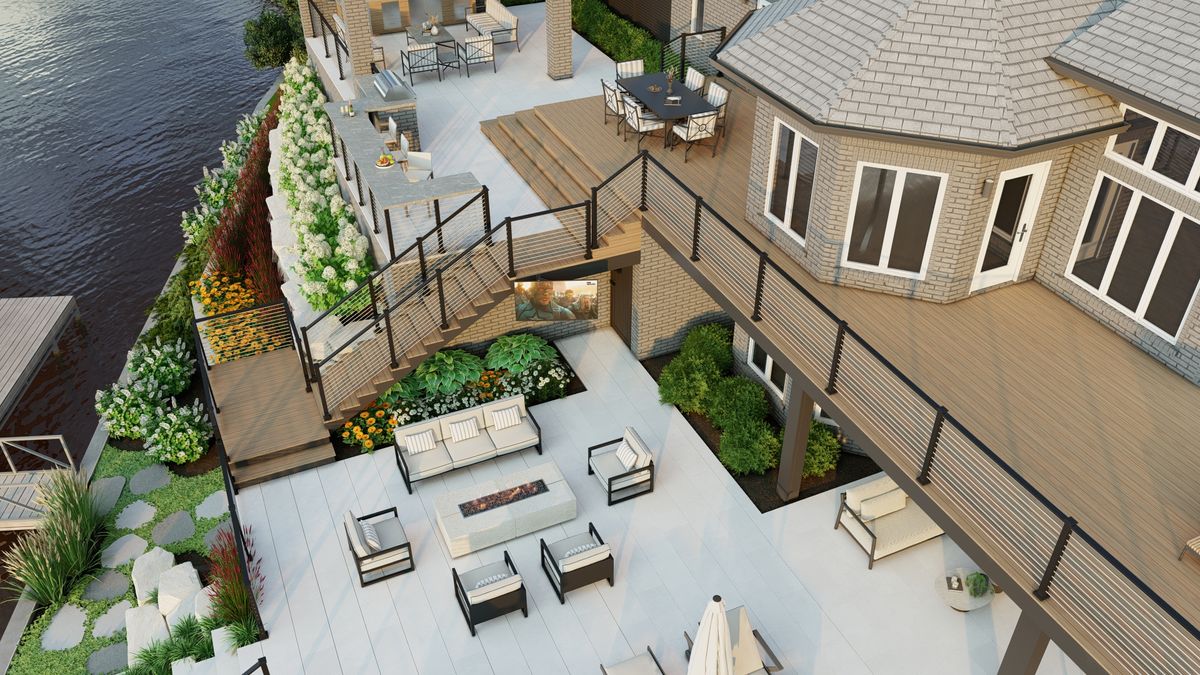 Patio Design & Construction for P.J.E. Lawn Care & Landscaping in Indianapolis, IN