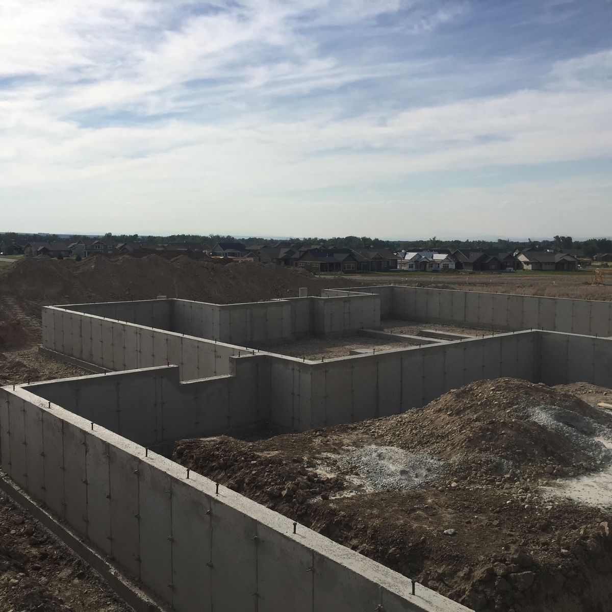 Grading /Dirt Work for R&H Homes in Bozeman, MT