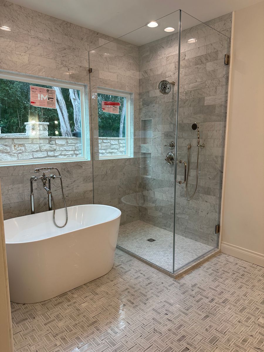 Custom Showers & Baths for Nail Star Building & Construction in Austin, TX
