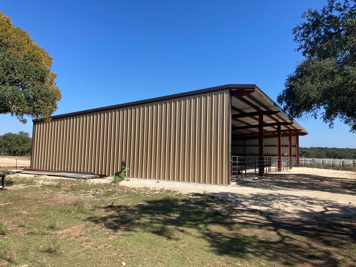Barndominium Construction for 292 Construction LLC in Gonzales County, TX