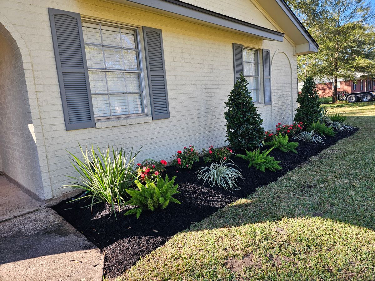 Fall Clean Up for Bruno's Professional Lawn's & Landscape in Beaumont, TX