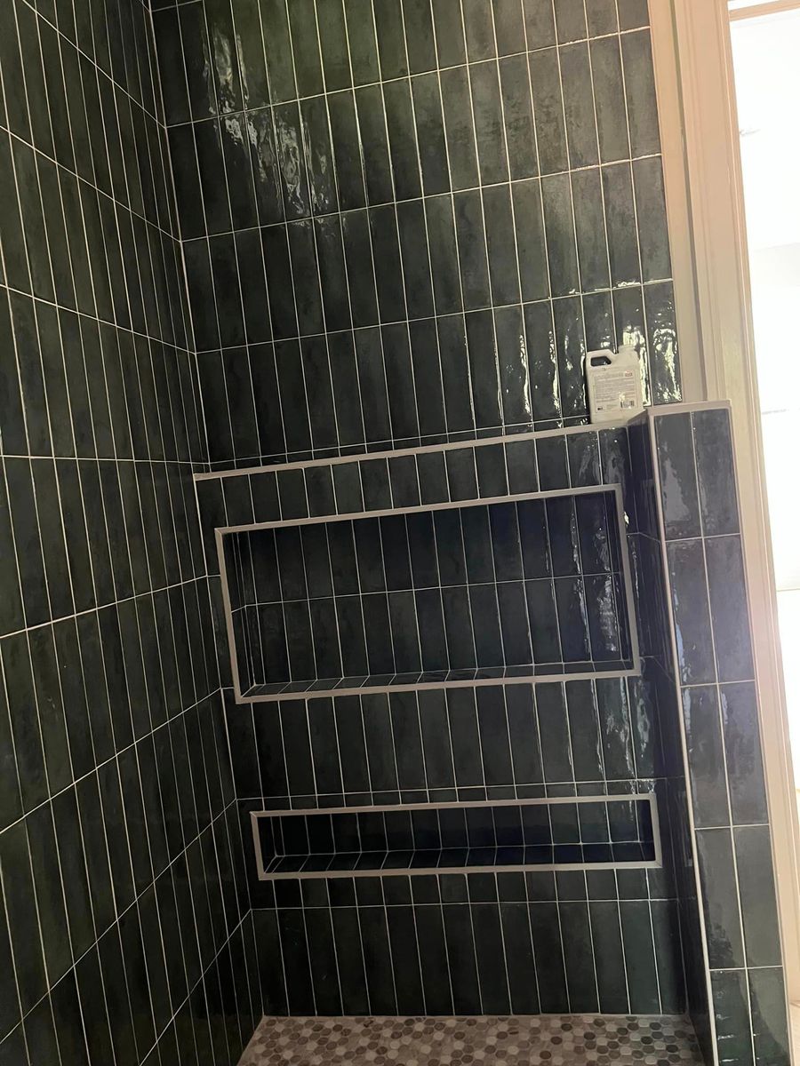 Tile Shower for Premier Tile Contractors LLC in Henrico, Virginia