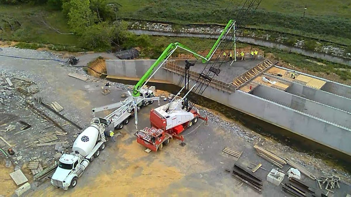Boom Pumping for Williams Concrete Pumping in Knoxville, Tennessee