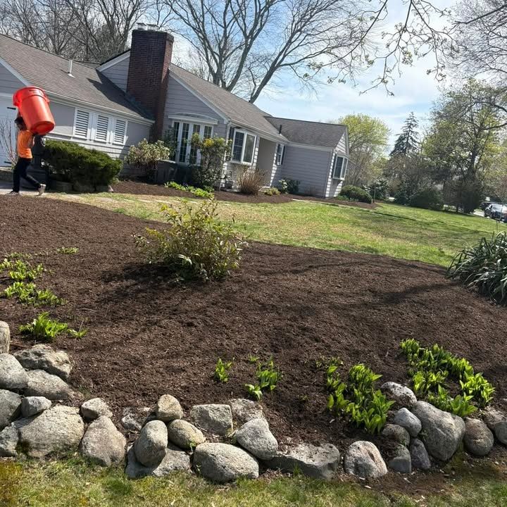 Mulching for Kingston Lawn Care in Providence, RI