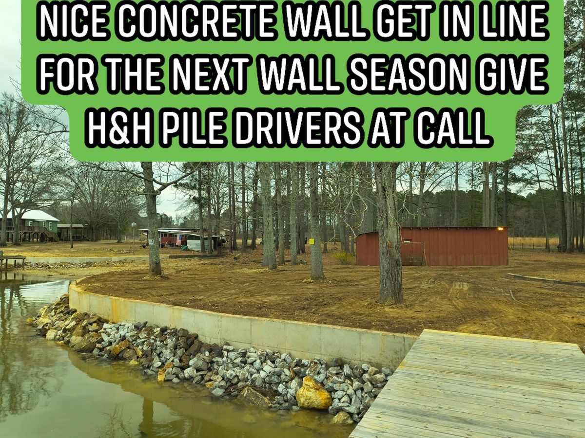 Pile Driver Services for H&H Pile Drivers and Construction in Centre, AL