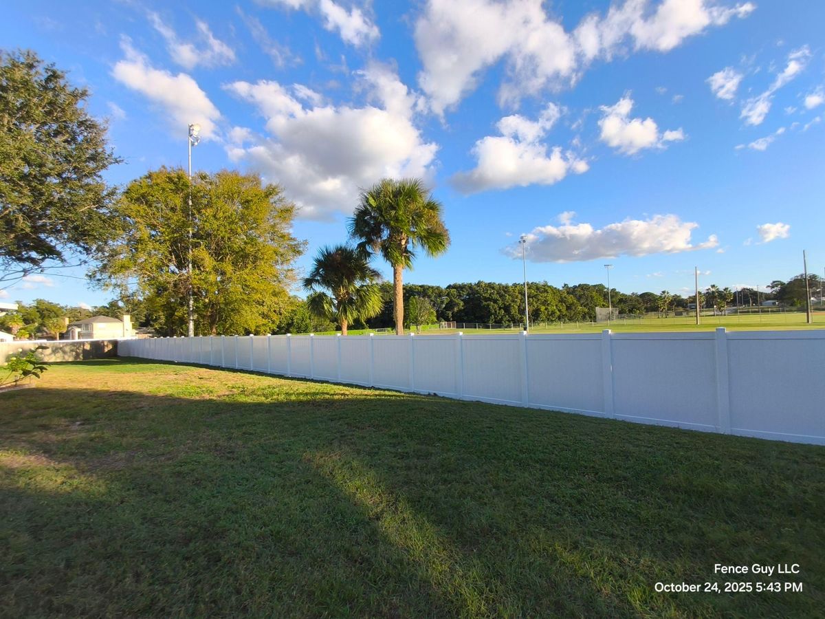 Vinyl Fence Installation for ASAP Fence & Gates - Central, FL in Leesburg, FL