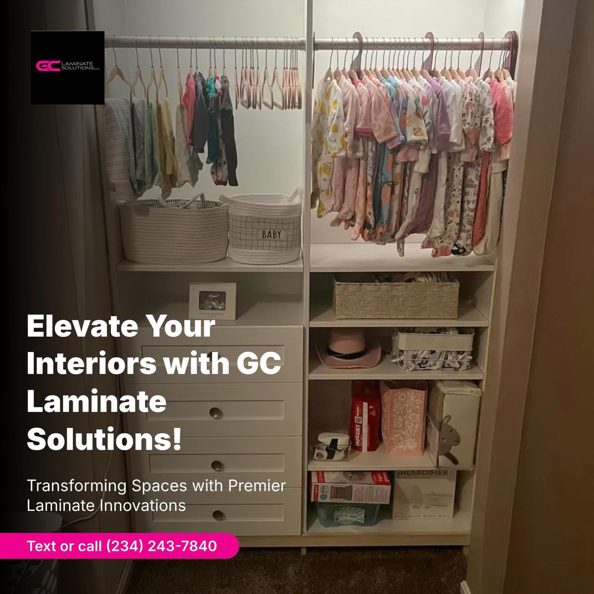 Cabinetry (Residential and commercial) for GC Laminate Solutions in Lordstown, OH