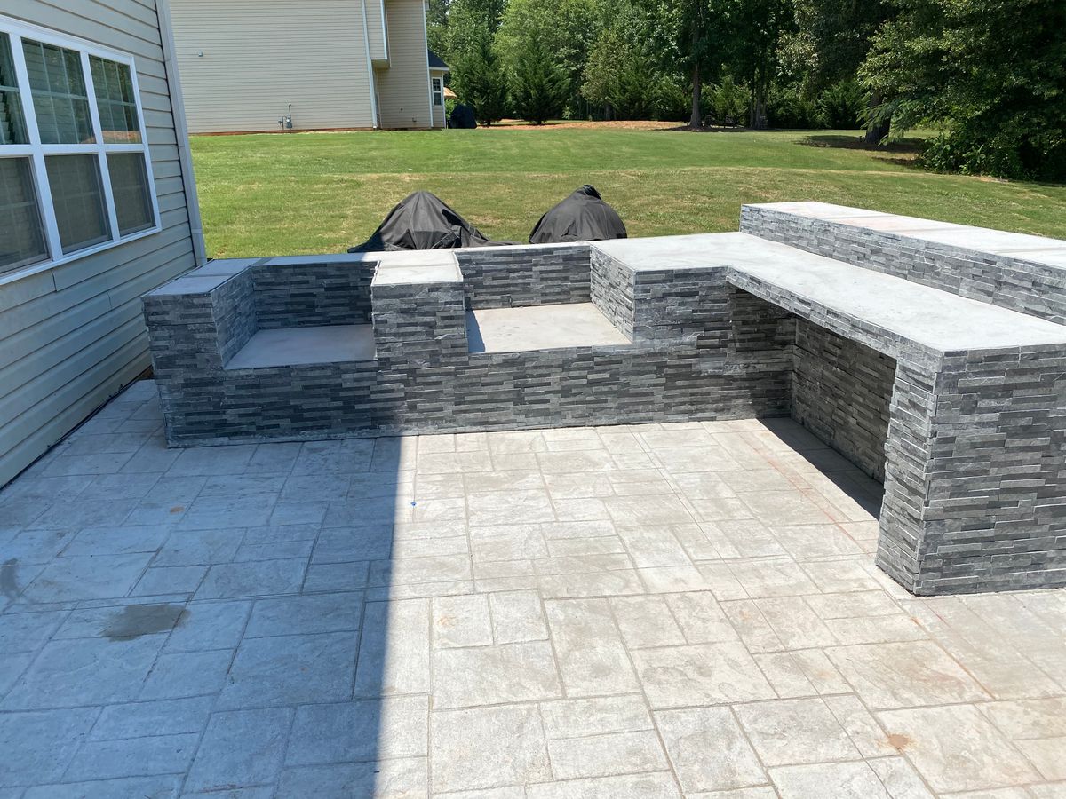 Patio Design & Construction for Affordable Masonry Group in Jonesboro, GA
