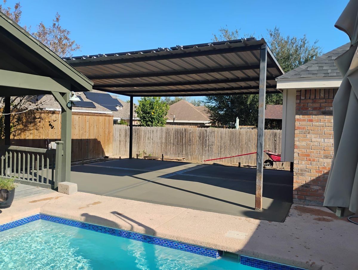 Concrete for Superior Painting and Metal Solutions in Edinburg, TX