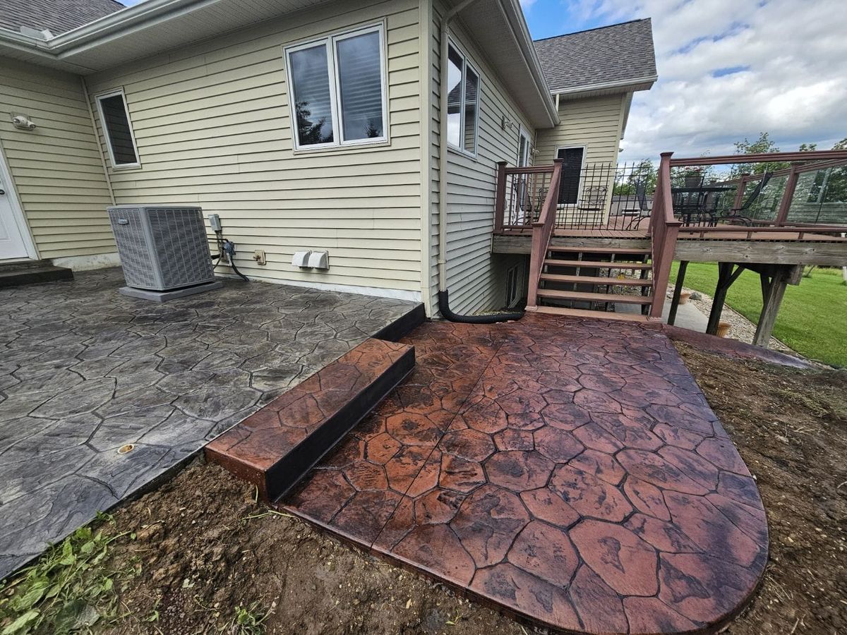 Patio Design & Installation for J's Concrete in Houston County, MN