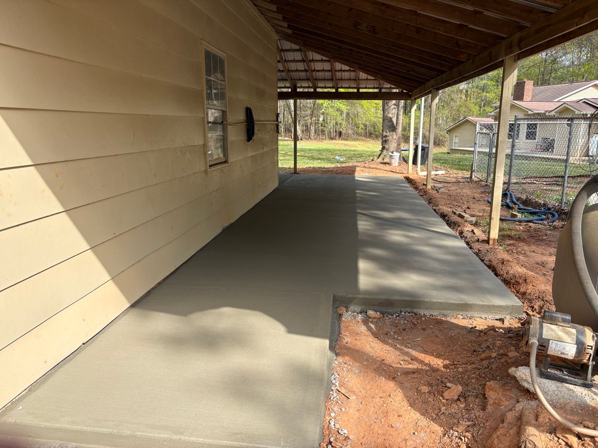 Concrete Slab Construction for Martinez Concrete Services in Griffin, GA