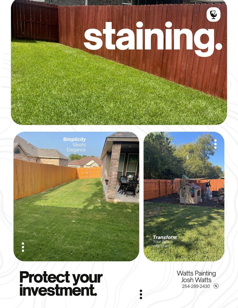 Fencing Repair & Installation for Watts Painting in Killeen, TX