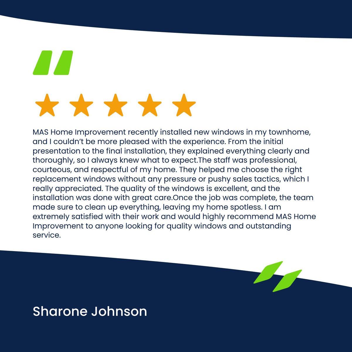 Window Installation for MAS Home Improvement in Waldorf, MD