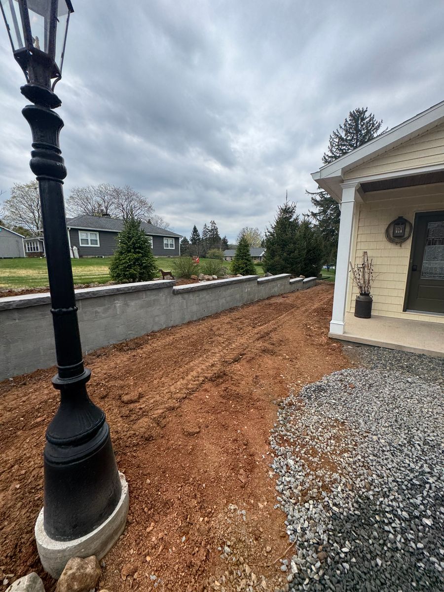 Residential Excavation for Tri County Enterprises in Benton, PA