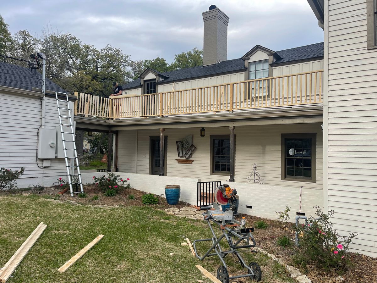 Deck Construction for Keeping Up With The Jones LLC in Corsicana, TX