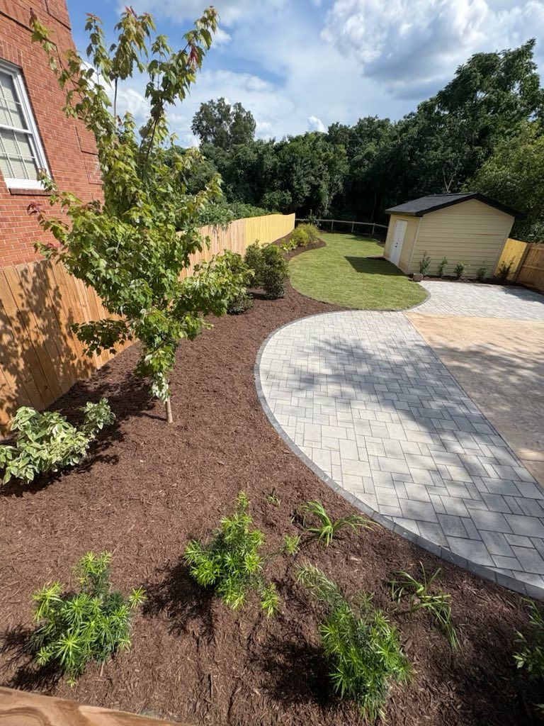 Mulching for Trophy Outdoor Solutions in Lexington, SC