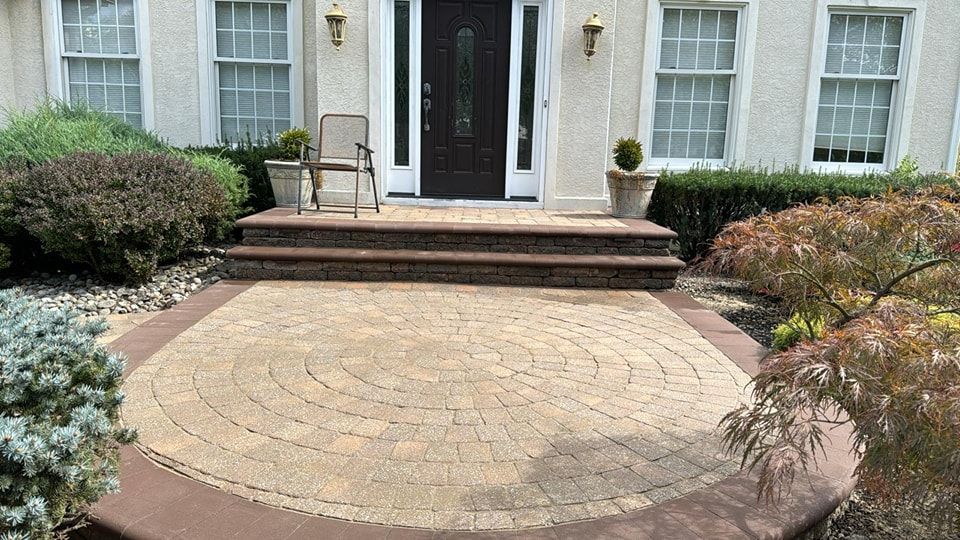 Hardscape Installation for J&J Martinez Landscaping in Burlington County, NJ