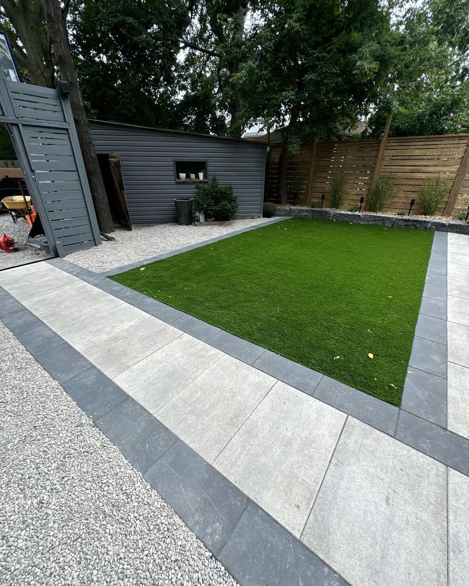 Sod Installation for Calderwood Landscapes in Oakville, ON