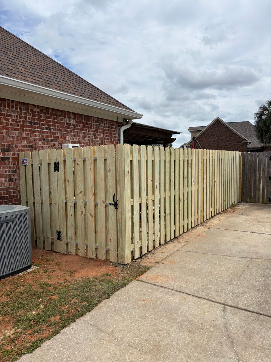 Fence Installation for Jaguar Fence in Mobile, AL