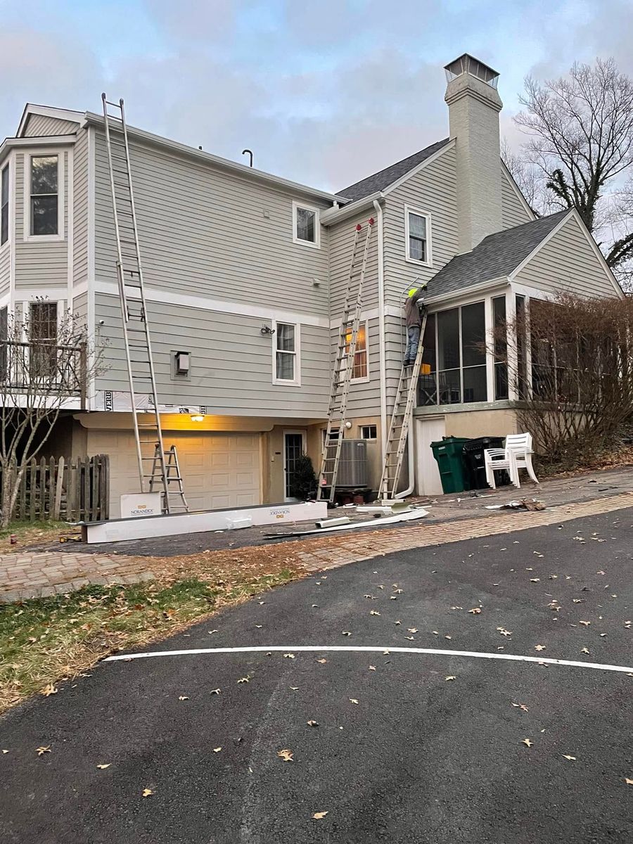 Siding installation for Precious Roofing in Madeira, OH