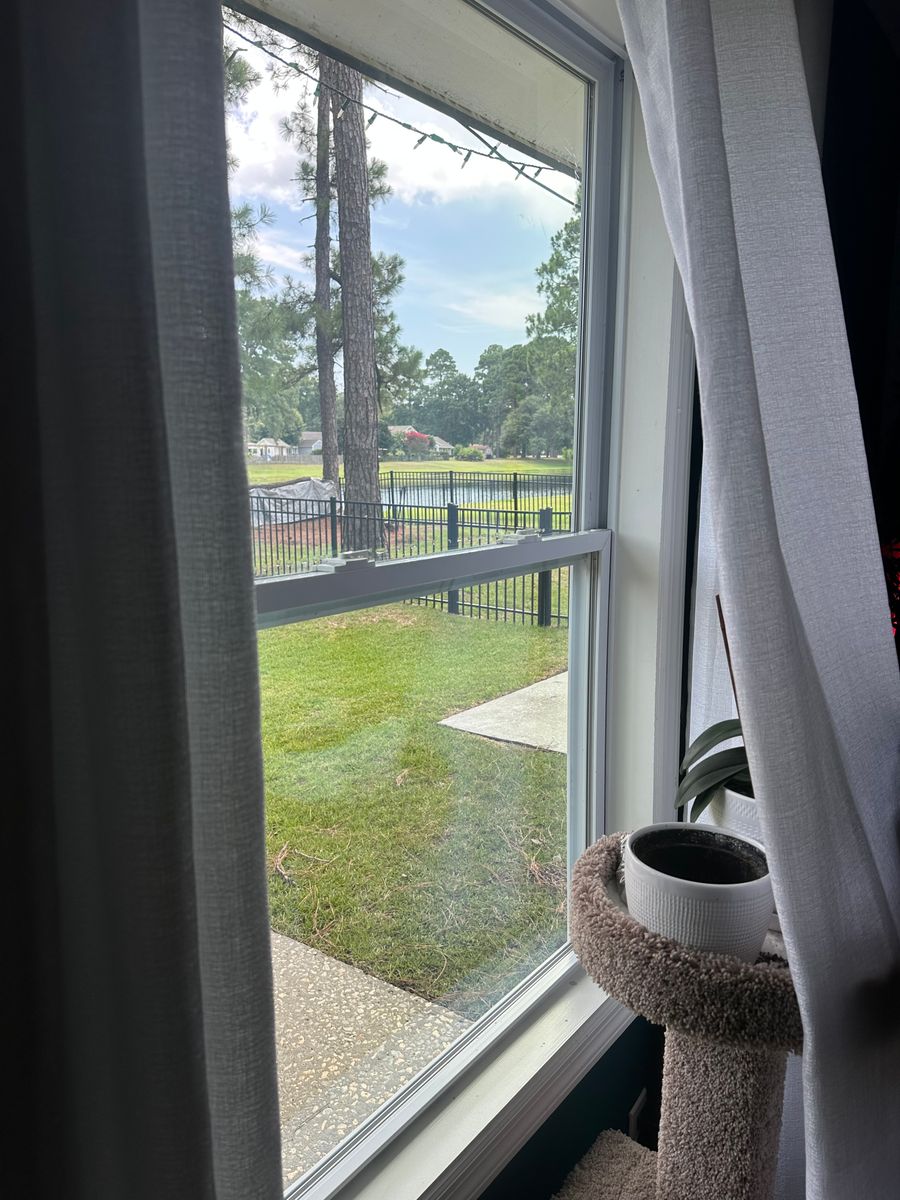 Vinyl winow cleaning for Premier Softwash in Bluffton, SC