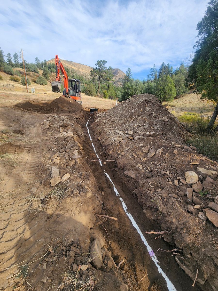 Site Preparation for Markham Septic & Excavation in Pagosa Springs, CO