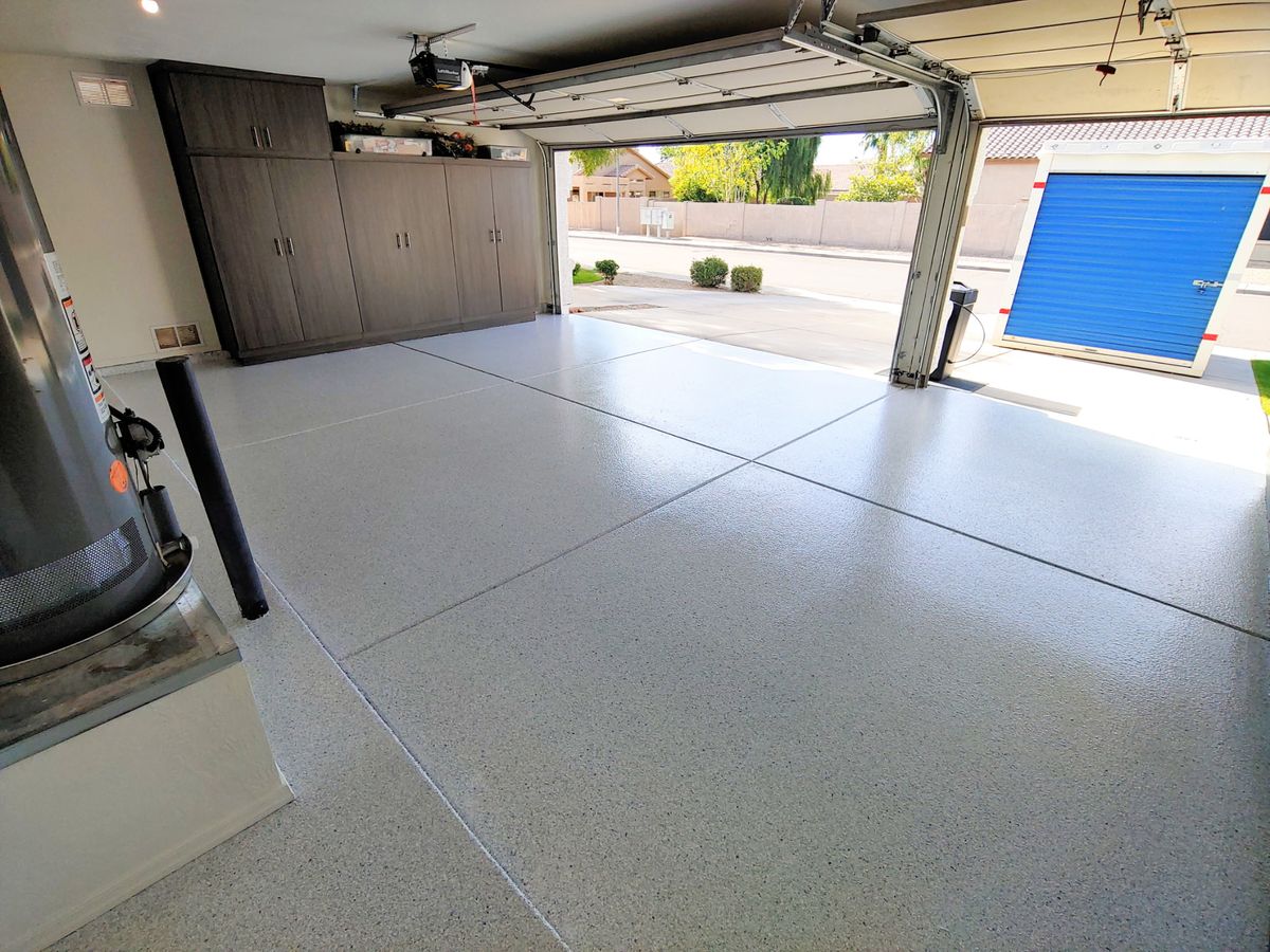 Epoxy Garage Coatings for PRYME EPOXY LLC in Mayer, AZ