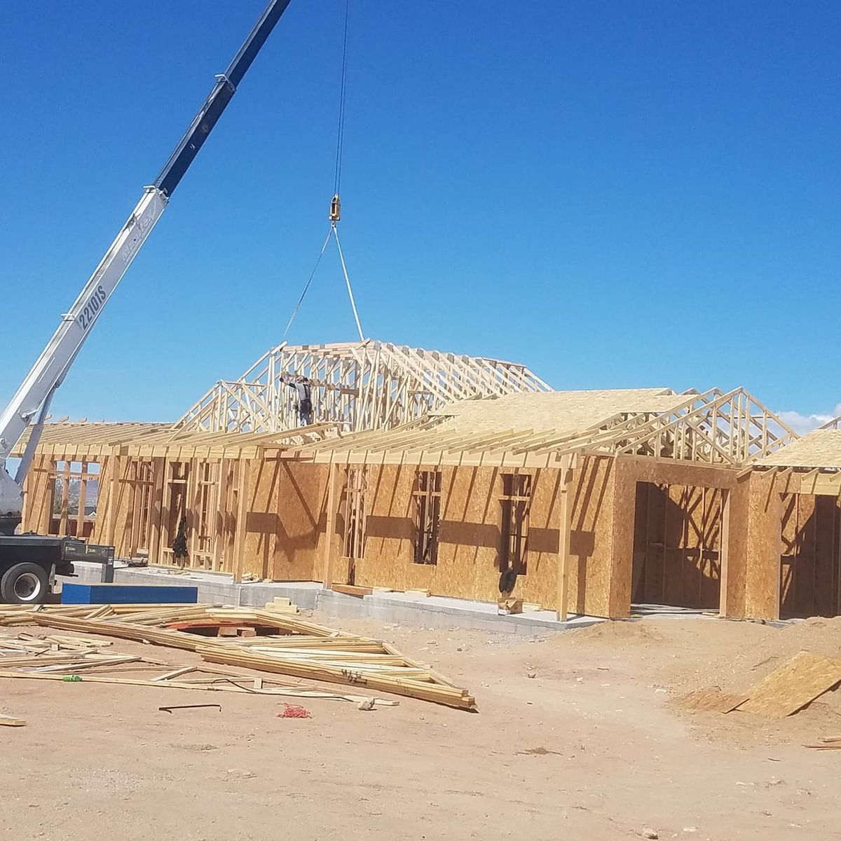 Framing for Ant Farm Construction in Kingman, AZ