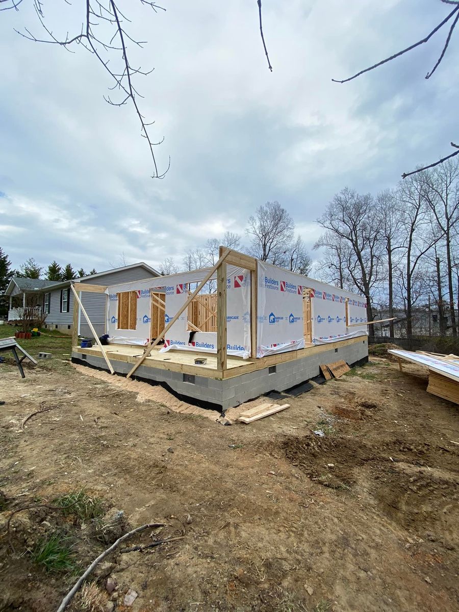 Spec Home Construction for True North Construction in Randleman, NC