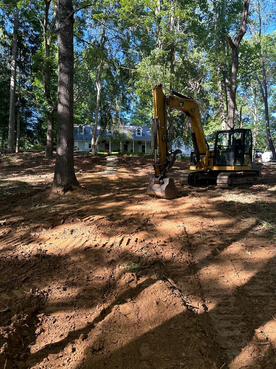 Grading for Stines and Company  in Rutherfordton, NC