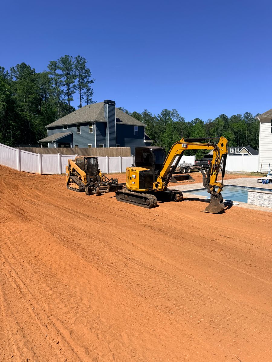 Grading for J&J Hauling and Outdoor LLC  in Fayetteville, GA