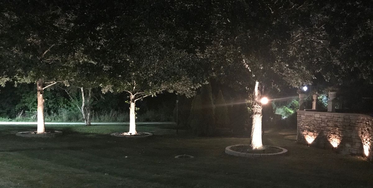 Outdoor Lighting for DG Stone & Landscaping Designs in DuPage County, Illinois