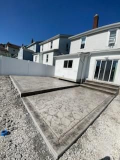 Stamped Concrete Installation for STS Custom Concrete in Butler County, PA