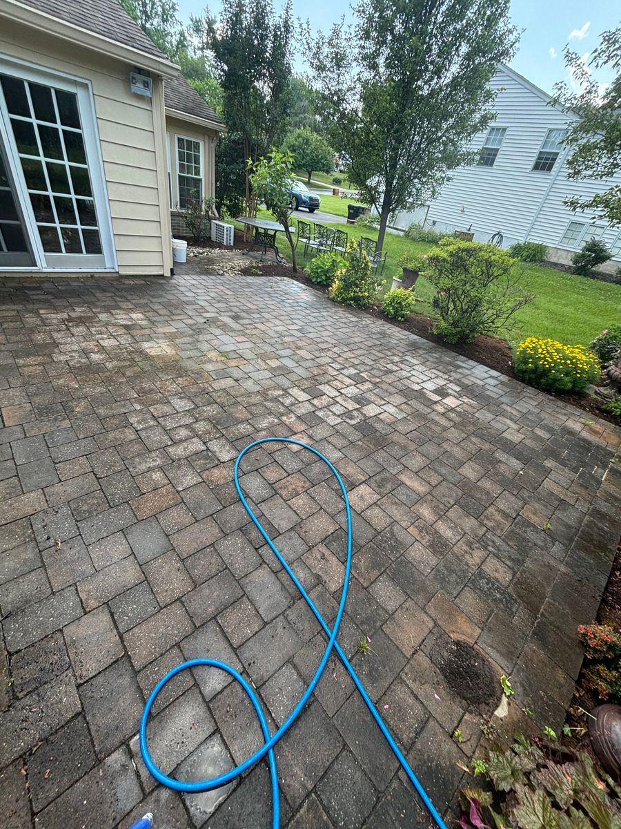 Paver Cleaning and Sealing for Creekside Power Washing & Painting in Aston Township, PA